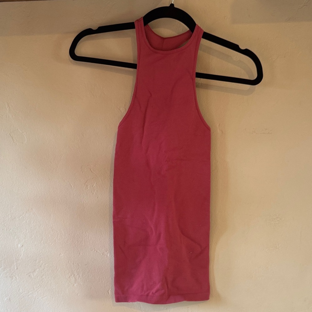 FP Movement by Free People Fitted Ribbed Tank Top in Pink